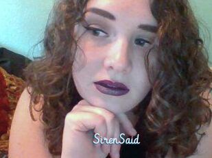 SirenSaid